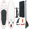 Suzicca Paddle Surfboard Red Set and Inflatable White Board
