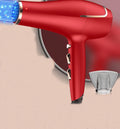 Hair Dryer, and Cool Power 3 Hair Dryer, Dryers Function 2 air Shinier hot Heat Button, Settings, for Speed Concentrator cold CONFU Nozzle(Red) Results, and Ionic Shot Women, 2300W for High