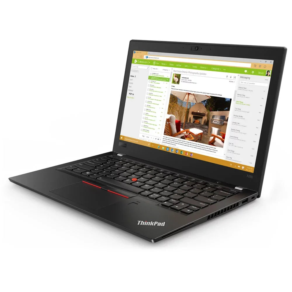 8GB Restored GHz SSD Core Thinkpad X280 (Refurbished) 256GB Ram Laptop i5 Lenovo W10P 1.70
