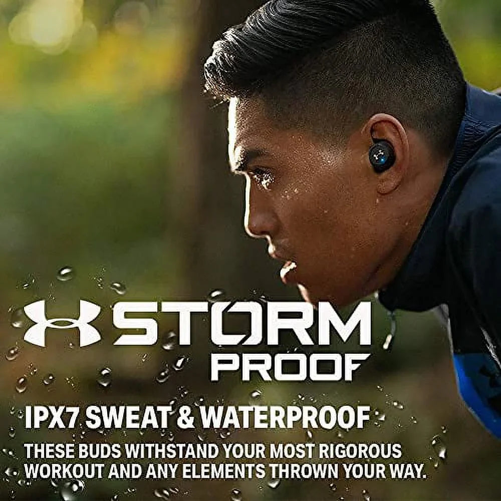 (Refurbished) True Headphones Restored JBL X UA Wireless Sport In-Ear FLASH Black -
