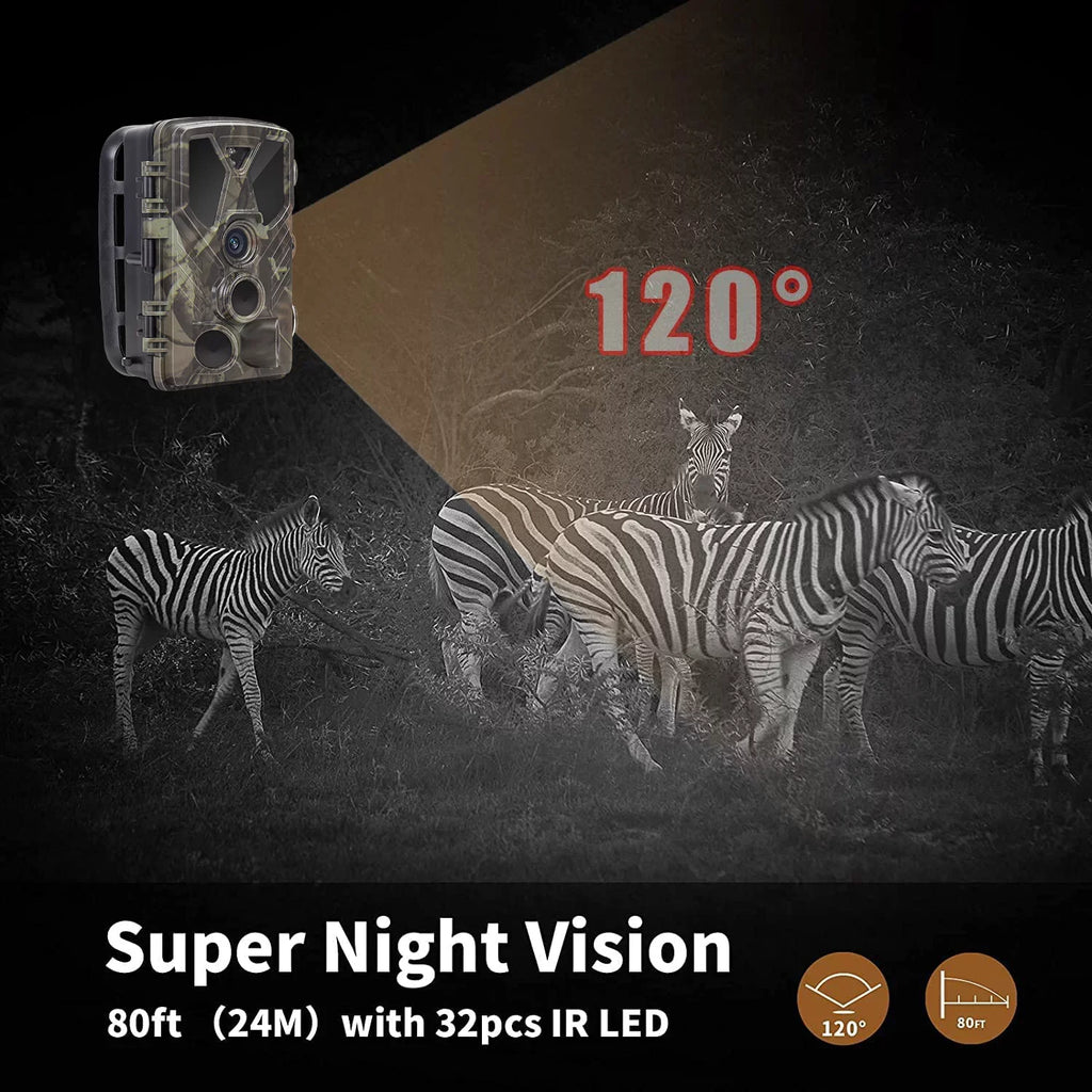 Monitor with Wildgame with Camera IR Wildlife TF HC-812A Monitors Hunting Hunting 36MP 4K Camera Night Trail Trail LED Waterproof Trail Card 32GB Vision SuntekCam