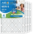12x24x1 Air Made USA Filter Electrostatic 4 8 12x24x1 to AIR. 5 Filter Premium MERV by Furnace HVAC FILTERS Air FPR Filters WICKED 700 Conditioner Pack & AC AIRX Comparable Pleated MPR CLEAN