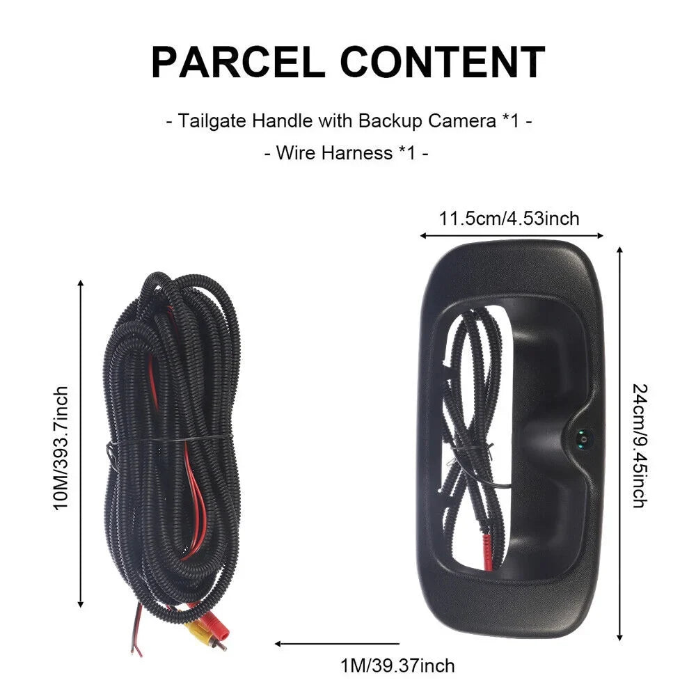 Silverado/Sierra GMC Camera Tailgate Replacement Chevy Kydely Rear Handle Waterproof View Resolution High