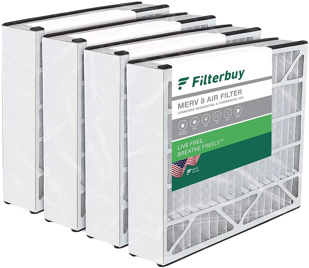 AC Filters for Furnace HVAC 8 Air 255649-103 MERV (4-Pack) Pleated Air 20x20x5 Trion Bear Filterbuy