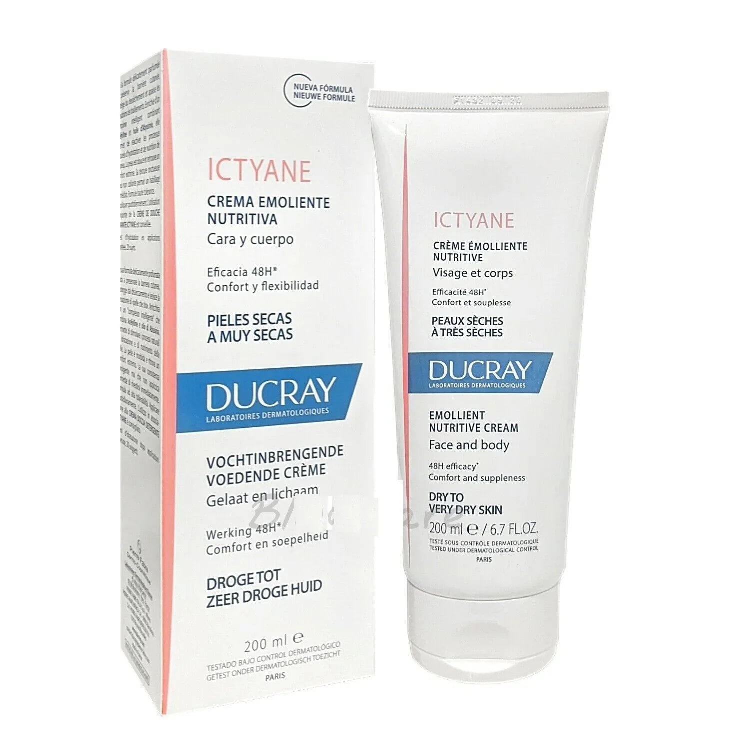 Cream Ducray 200ml Nutritive Emollient Ictyane