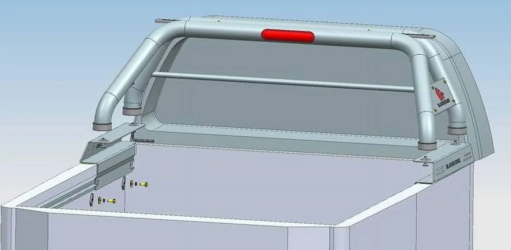 Offroad Horse Bed Steel Truck RBB22 Black Tubular Bar Powder Coated