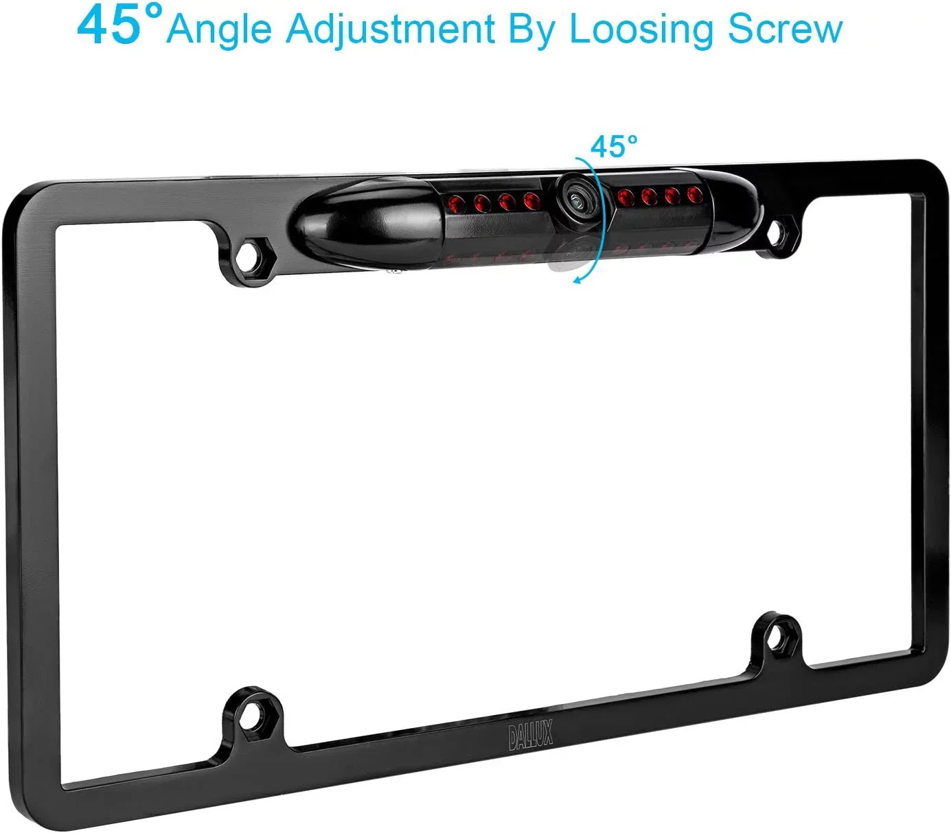 Plate Rearview Black ALPINE Camera Frame License X308U for Backup