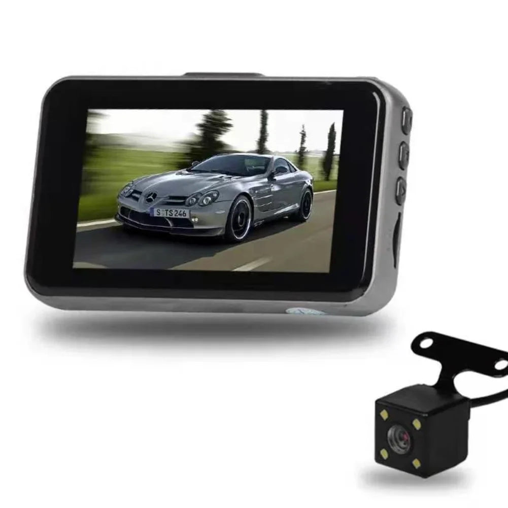 3 rear recorder video recorder DVR view dual car HD Driving inch vision 1080P night recording