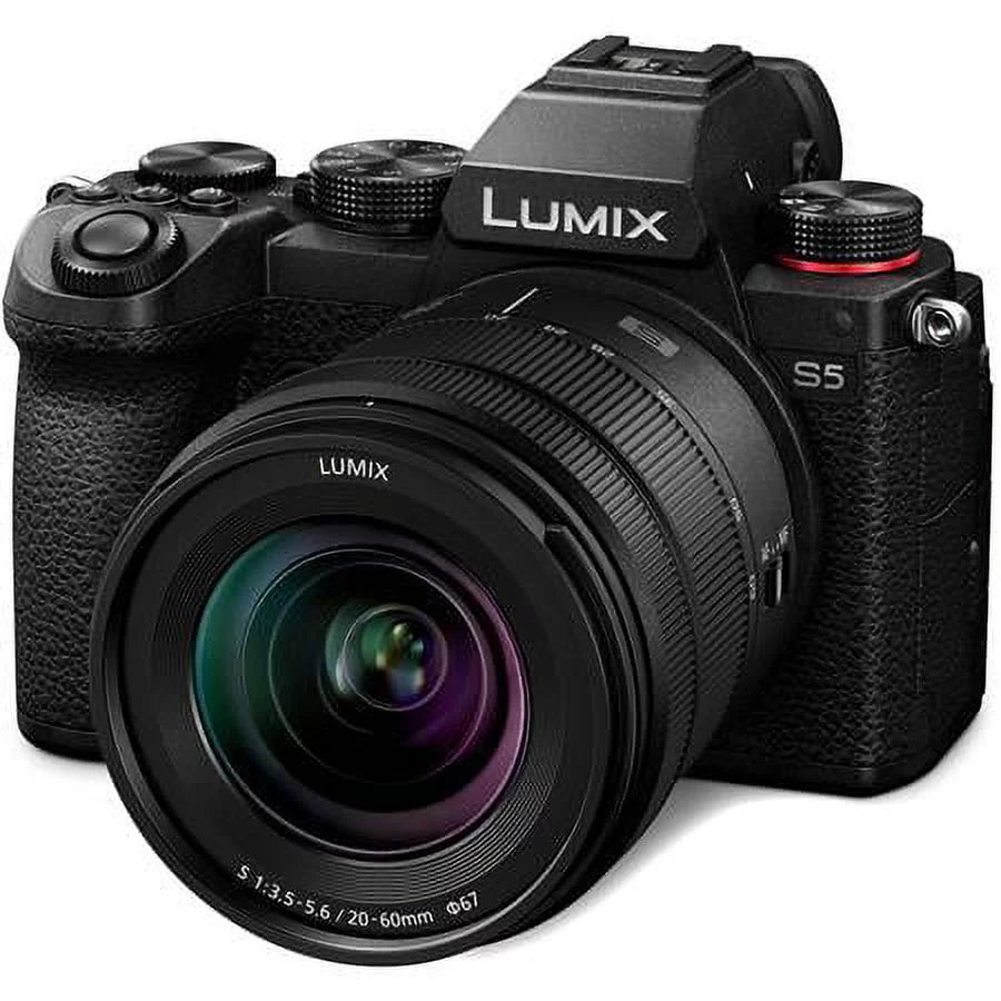 LUMIX S Camera DC-S5 1.8 85mm Lumix with L-Mount Lumix and Lens S Mirrorless f/ 20-60mm f/3.5-5.6