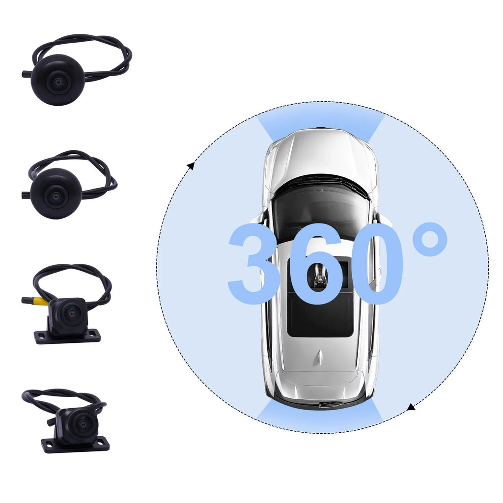 Miumaeov Panoramic 360° DVR Kits System View 1080P Seamless Recording Bird 4-camera Car
