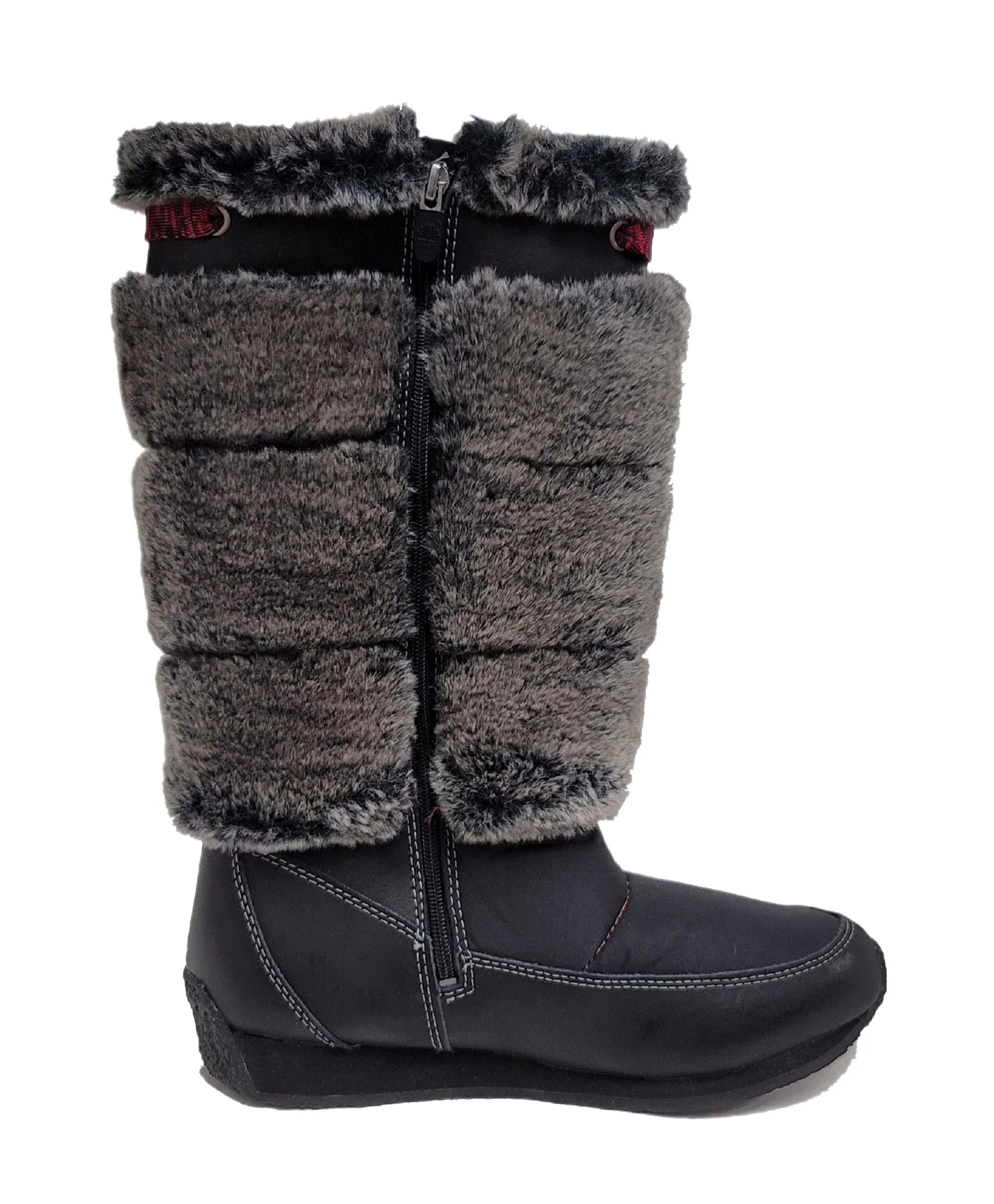 US Medium Black Tall Winterberry Fur Boot 59794 Timberland dimension Preschool Youth 13.5