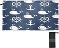 Super Quick Travel Beach - Anchor - Lightweight Swimming Towel Holiday Camping （429） Oversized Dry Bestwell Retro for Whale Absorbent Towels Compact Towel Cartoon