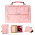 PU Pocket Magnetic & Cover Air Bag with Marble 2 Multi-Angle 1st/iPad Folio 9.7 Dteck Wake/Sleep], Leather Document Pro 5th [Auto Gen Case, 6th Case, Generation Handle iPad Pink iPad Case, Stand iPad