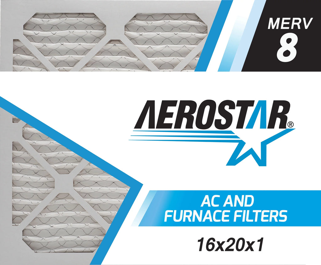 6 Filter Aerostar 8, - Air and MERV Furnace Box AC by of 16x20x1