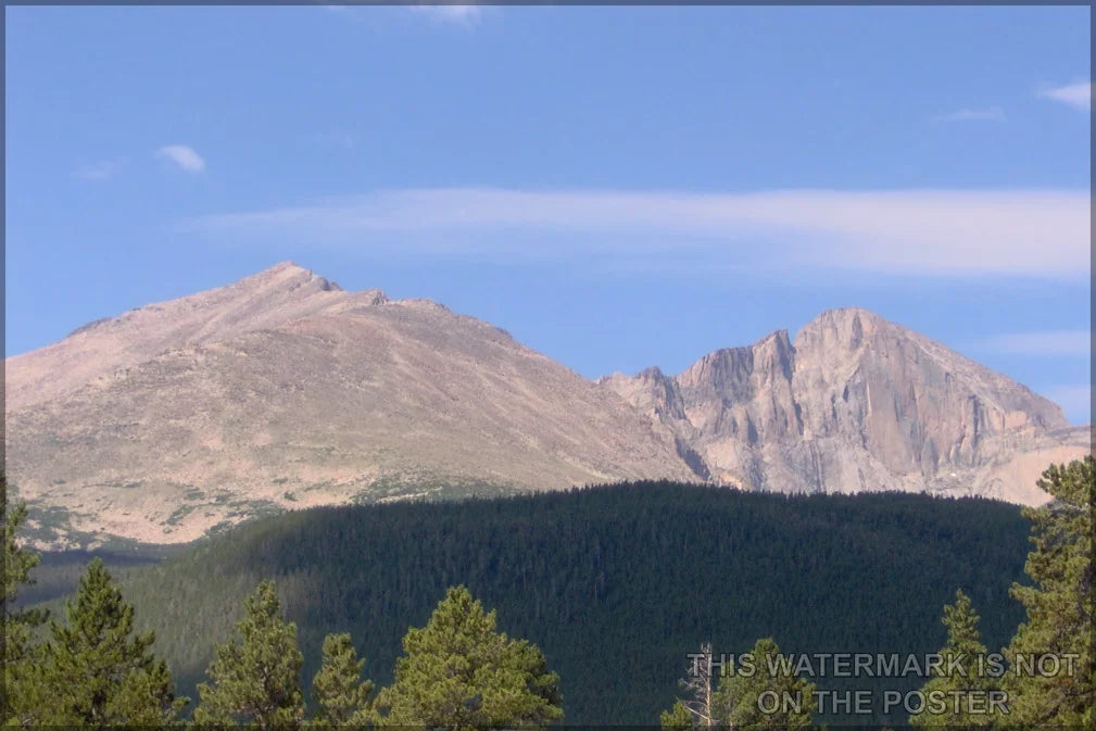 mountains mountain national park Gallery Longs Peak Mount 24"x36" Meeker rocky rocky Poster, and (left)