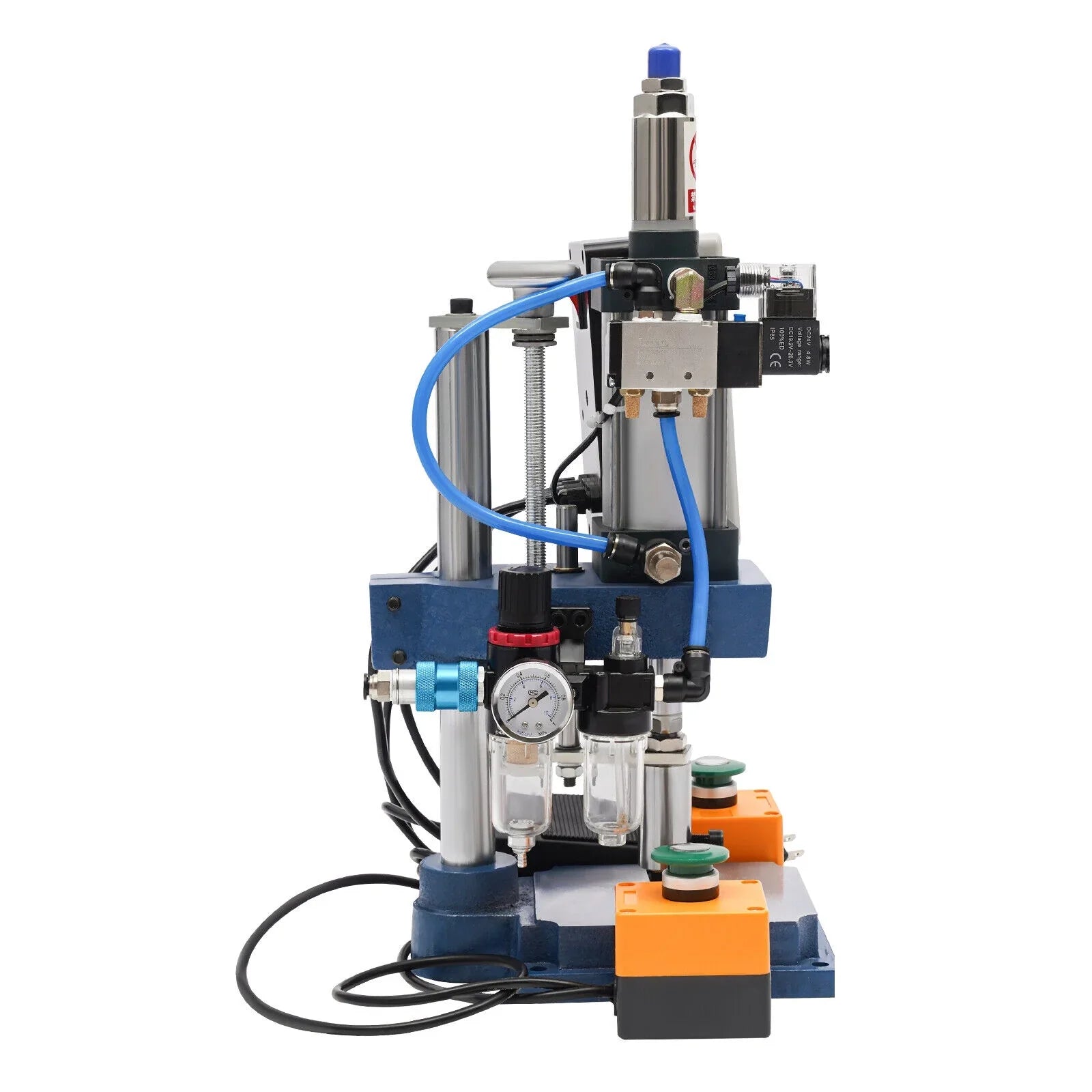 Adjustable with Punch Pneumatic Machine Press Equipment Controller, 440lb Digital New 4V210-8