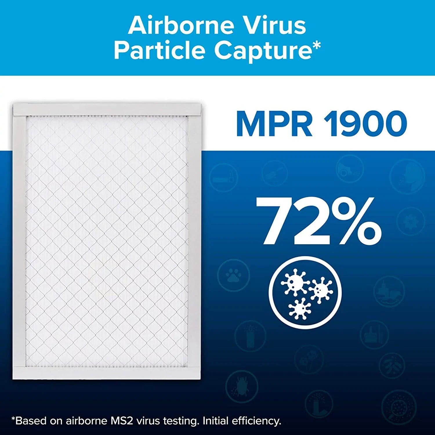 0.78 Ultimate 15.719 Healthy Allergen, MERV 16x25x1 MPR 2-Pack x dimensions Filtrete x Filter exact 24.72 13, Air Living 1900