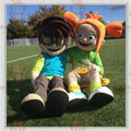 girl. schoolchildren BIGGYMONKEY™s a 2 and boy a 2 mascot