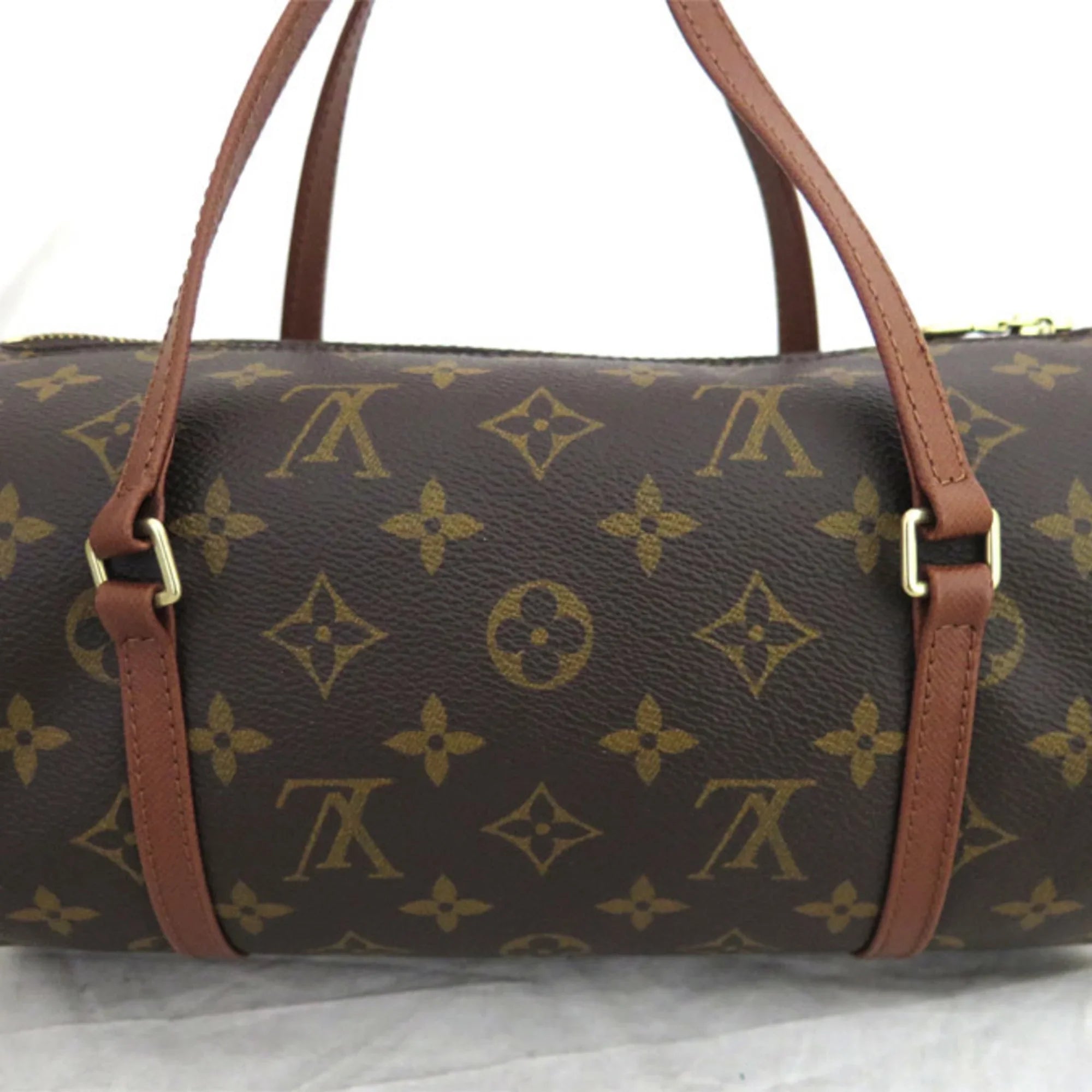 (Good) Pre-Owned Brown Canvas M51366 Papillon Women's Monogram Handbag