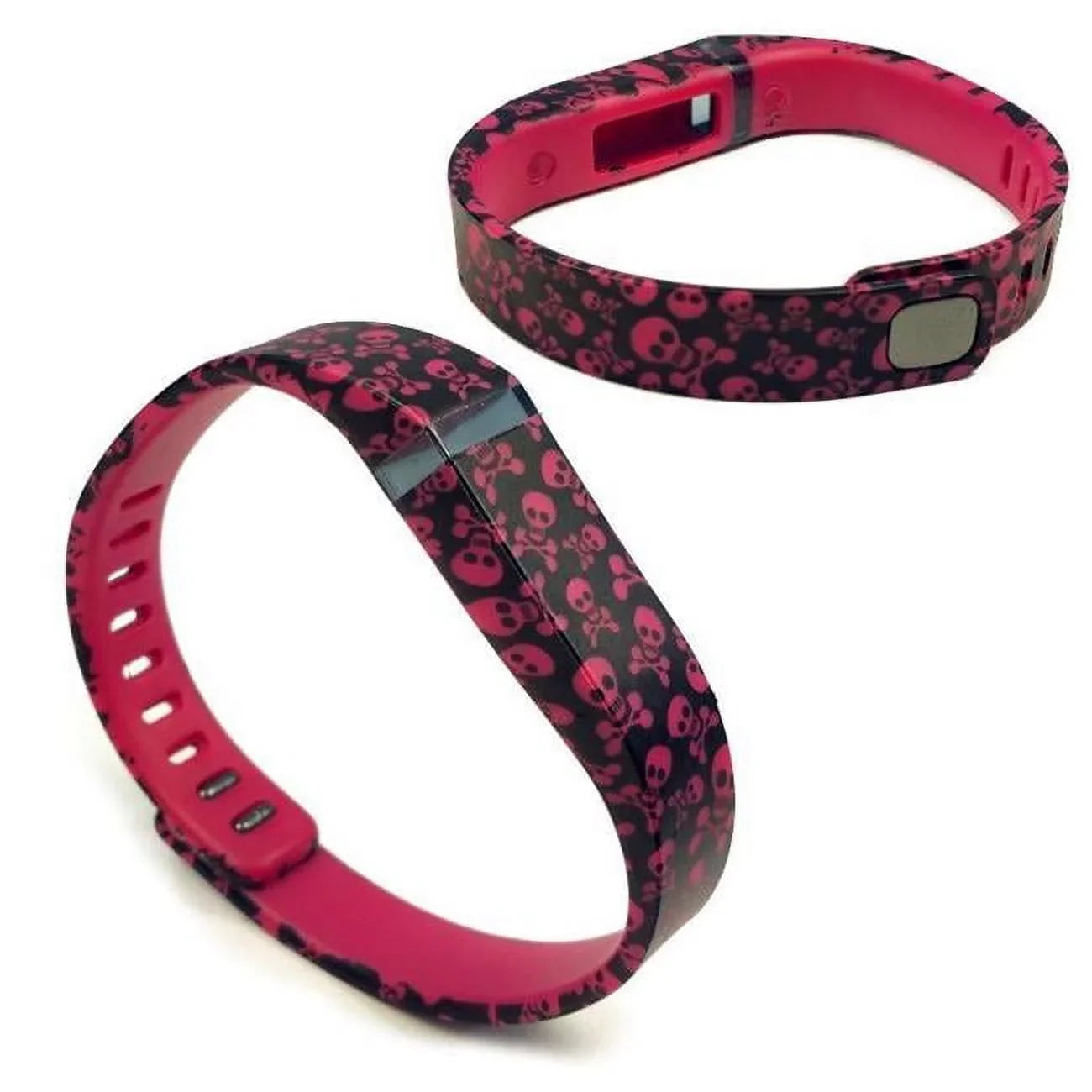Flex, & Fitbit Clasp Skeleton Large Red Adjustable - for K1-30 & Strap Wristband