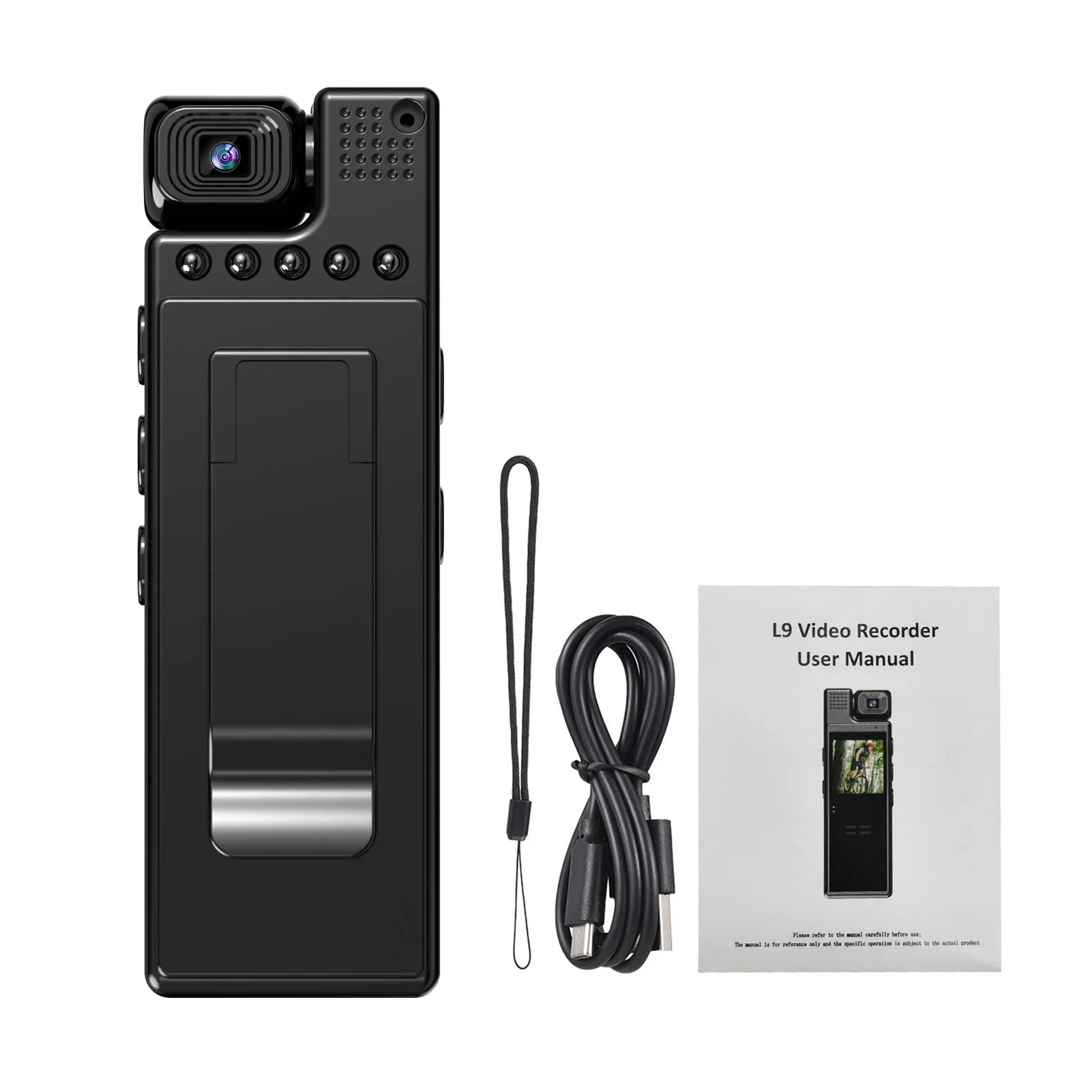 GoolRC Camera Hour 180°Lens and Screen, Rotatable, with Day WiFi, Night Recording, Video Document Life, Your 1.3in Audio 6 Battery Body TFT Vision