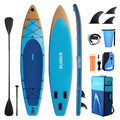 Air Fin, 32'' Leash, Paddle x (12' with Pump, ft x 12 Premium KLOKICK ELECTRONIC 6'') Inflatable SUP