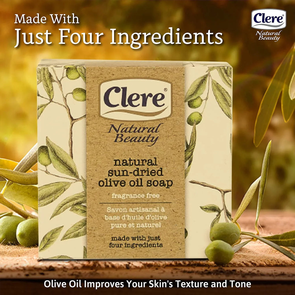Oil With Pack 3 Olive Grams Handmade Natural – Bar Ingredients - & 100% 200 Gentle Of Soap Natural Fragrance-Free,