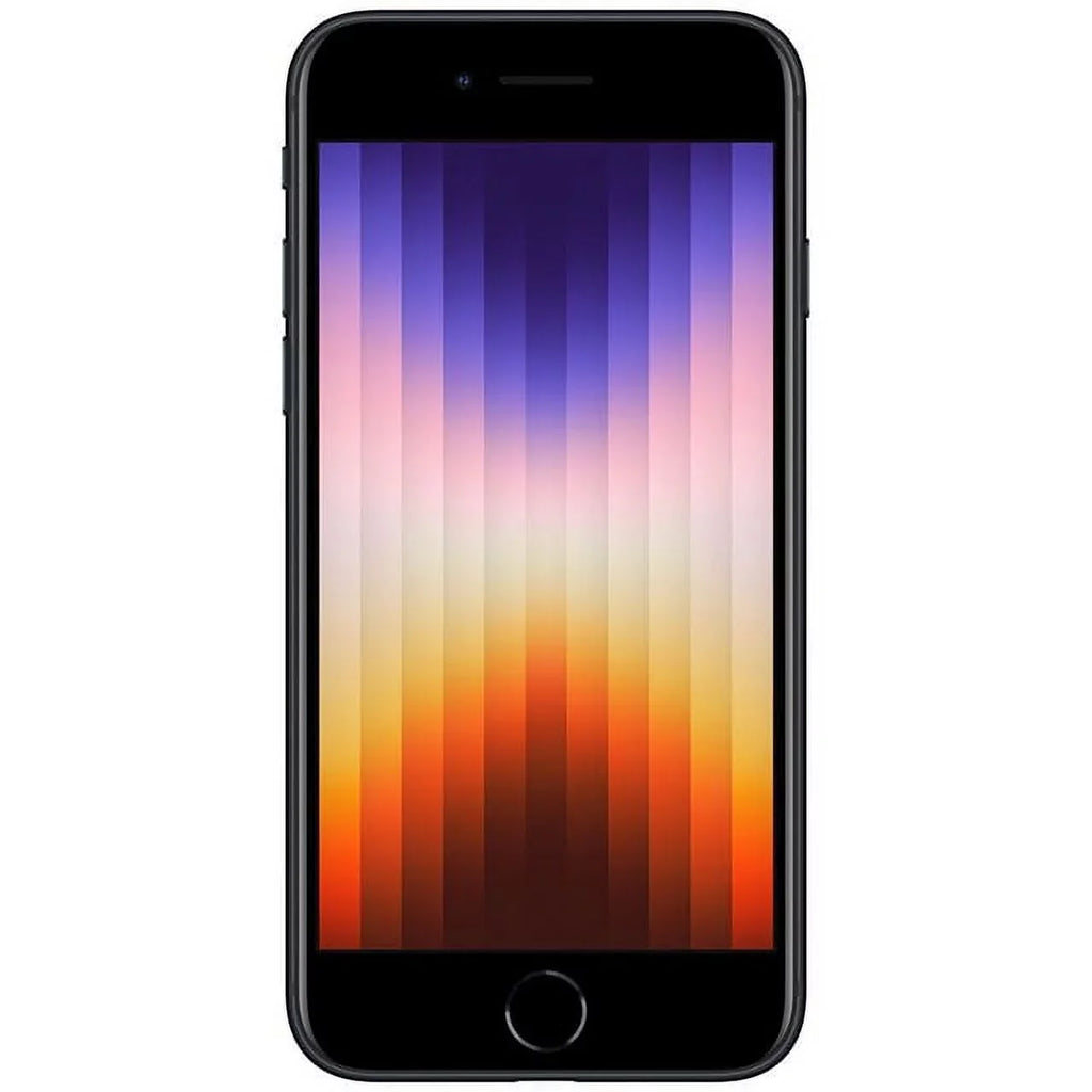 ) iPhone A2595 Unlocked) Restored (Fully 128GB (3rd SE Gen) (: Midnight (Refurbished)