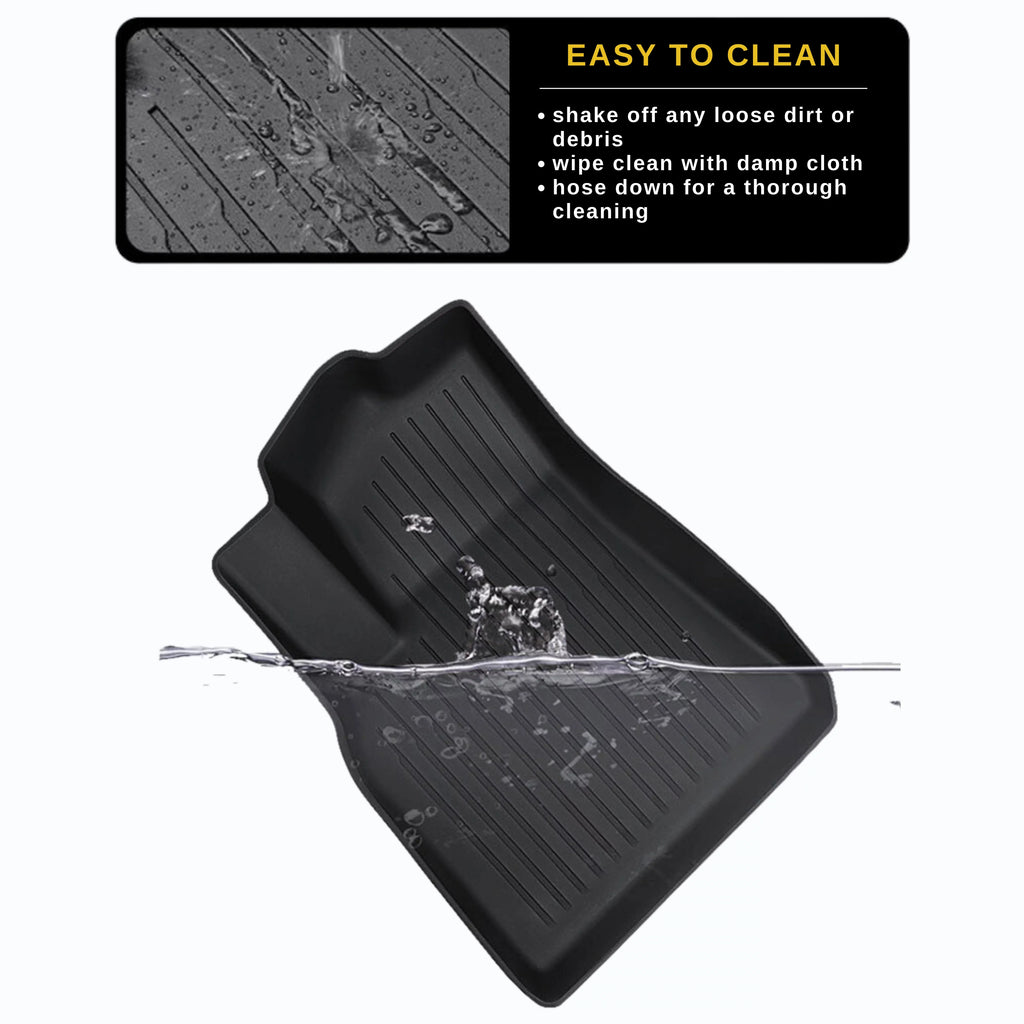 Car Mat Floor Cargo Trunk 3-5-Seater All climate 2020-2023 Accessories Liner 6-Piece Tesla Mat Model TPE for BunnyBird