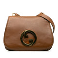 Leather Crossbody Pre-Owned Bag Authenticated Brown Blondie Medium (Good) Calf Unisex Bag