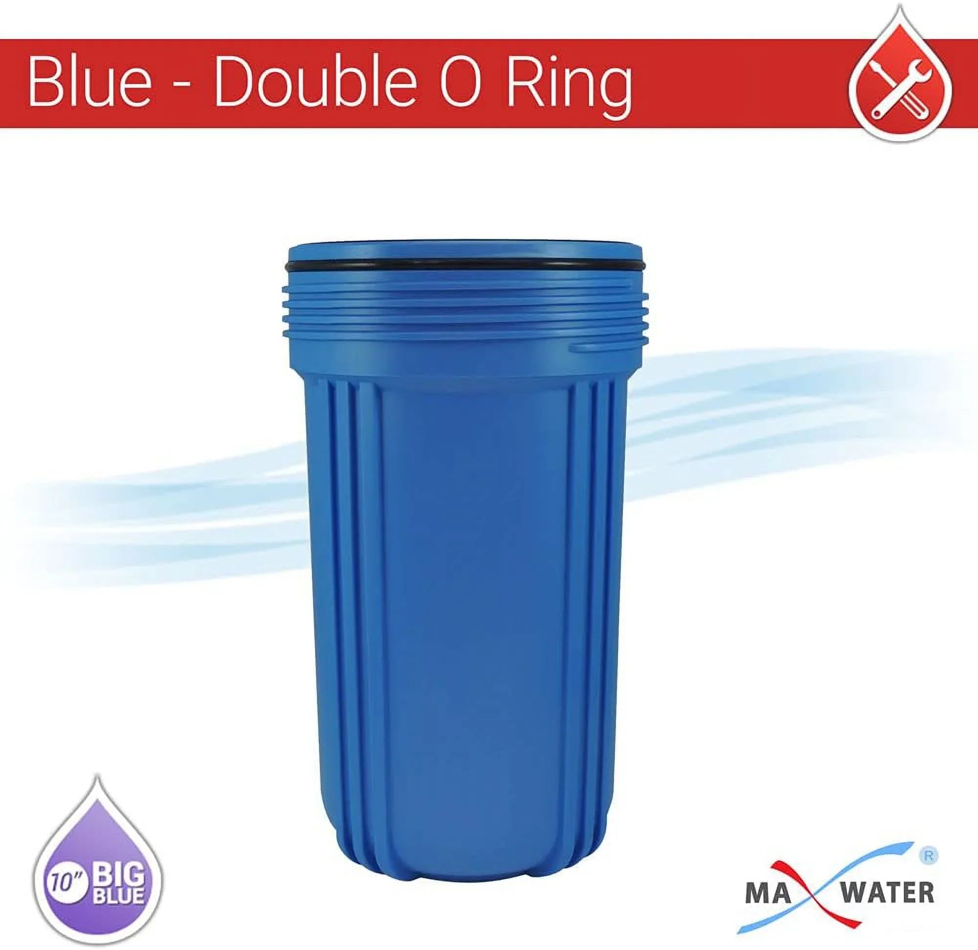 2 System Release, BB Whole Blue W/Pressure 2 Gauges, NPT Wrench 2 1" Brackets Brass Housing Filter House Ports Pressure 10" Pack