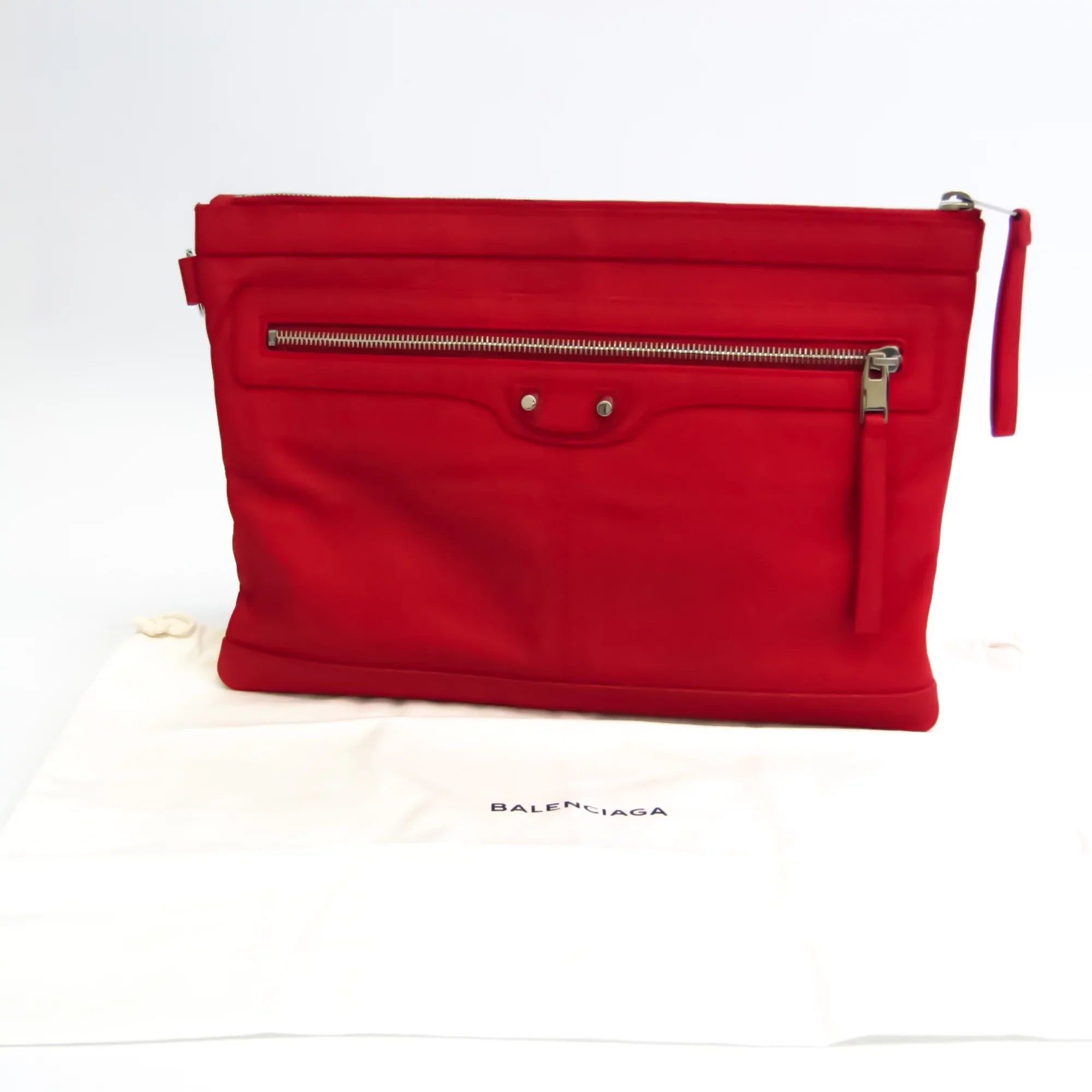 (Good) Women's Red Clutch Pre-Owned Bag Color Balenciaga 273022 Leather