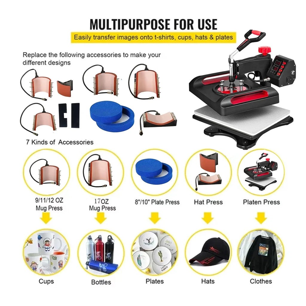 Red Pillow, for x Swing Press 15 Sublimation Inches Vinyl T-Shirts, Digital 8 Printing, Printer Printer, in Heat Precise Canvas Transfer LCD Away Machine 12 Bag, 360 Control Banner Transfer 1,