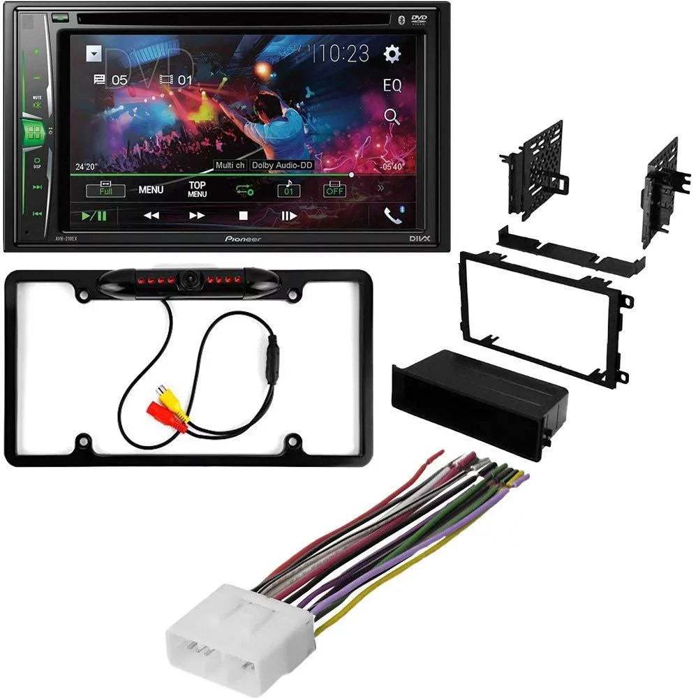 XL-7 Pioneer Touchscreen 2001-2002 Stereo Double KIT4886 Media Bundle DVD/CD Digital Camera/Installation with Bluetooth/Backup for 6.2" Kit/in-Dash Receiver AVH-241EX DIN Suzuki W/ Car AM/FM