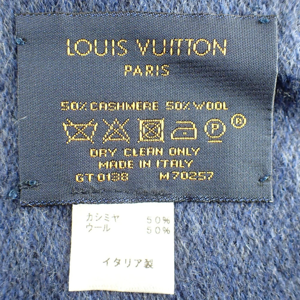 Blue Pre-Owned Marine Monogram (Good) Men's M70257 Gradient Scarf