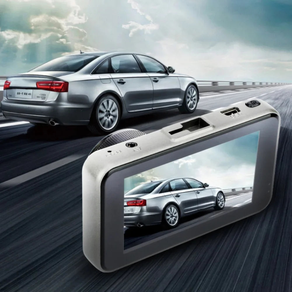 3 rear recorder video recorder DVR view dual car HD Driving inch vision 1080P night recording