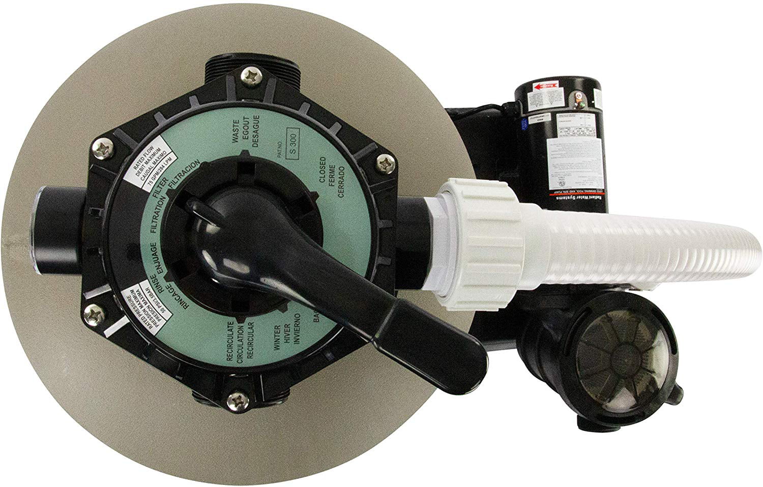 Clear Sand Extreme Radiant with Rx HP 19" Above-Ground Force Filter 1 Pump Pool