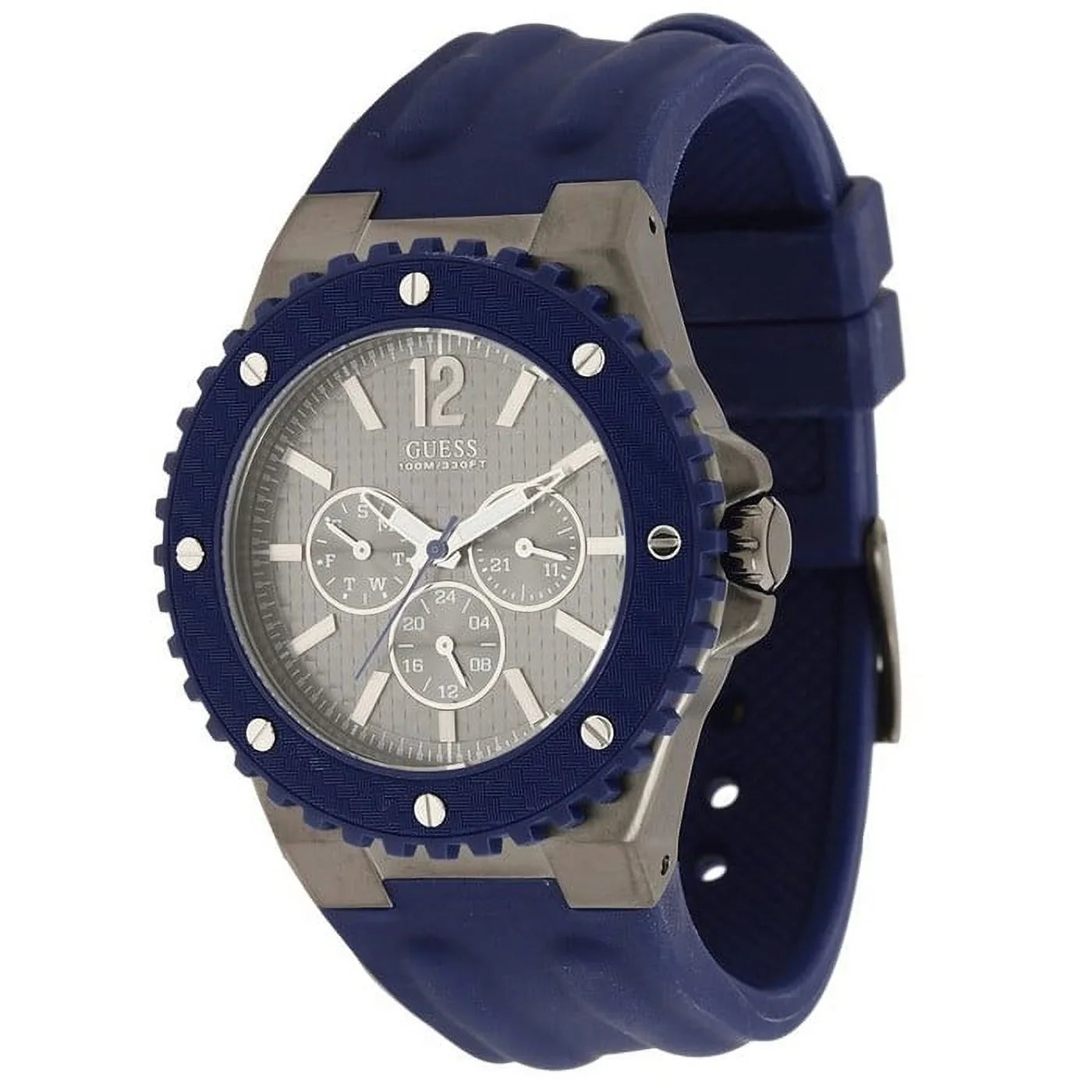 U12655G1 Blue Watch Men's Silicone Guess