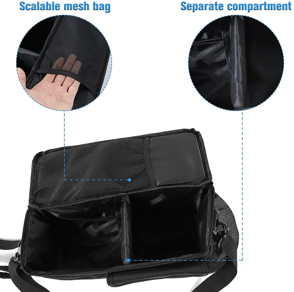 Organizer Teledu Pockets Rear Storage Bag Side Black Trunk