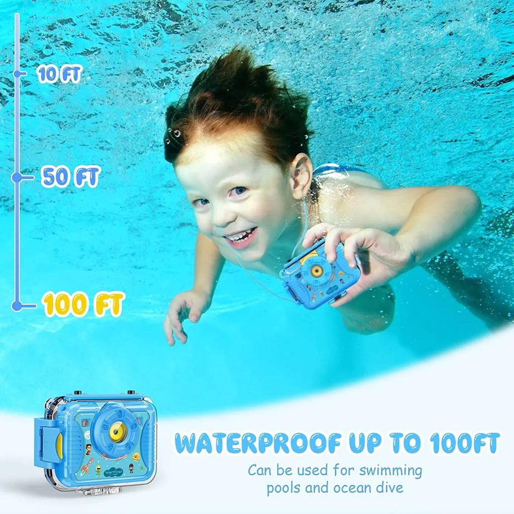 Large VanTop Selfie Extra K8 Screen, Waterproof 32GB with Blue Recognition, inch Kids Supported Silicon Card, Case 1080P Games, Camera 2.4 Face Fill Camera Kid-Proof Memory / Video 4 8MP Junior Light,