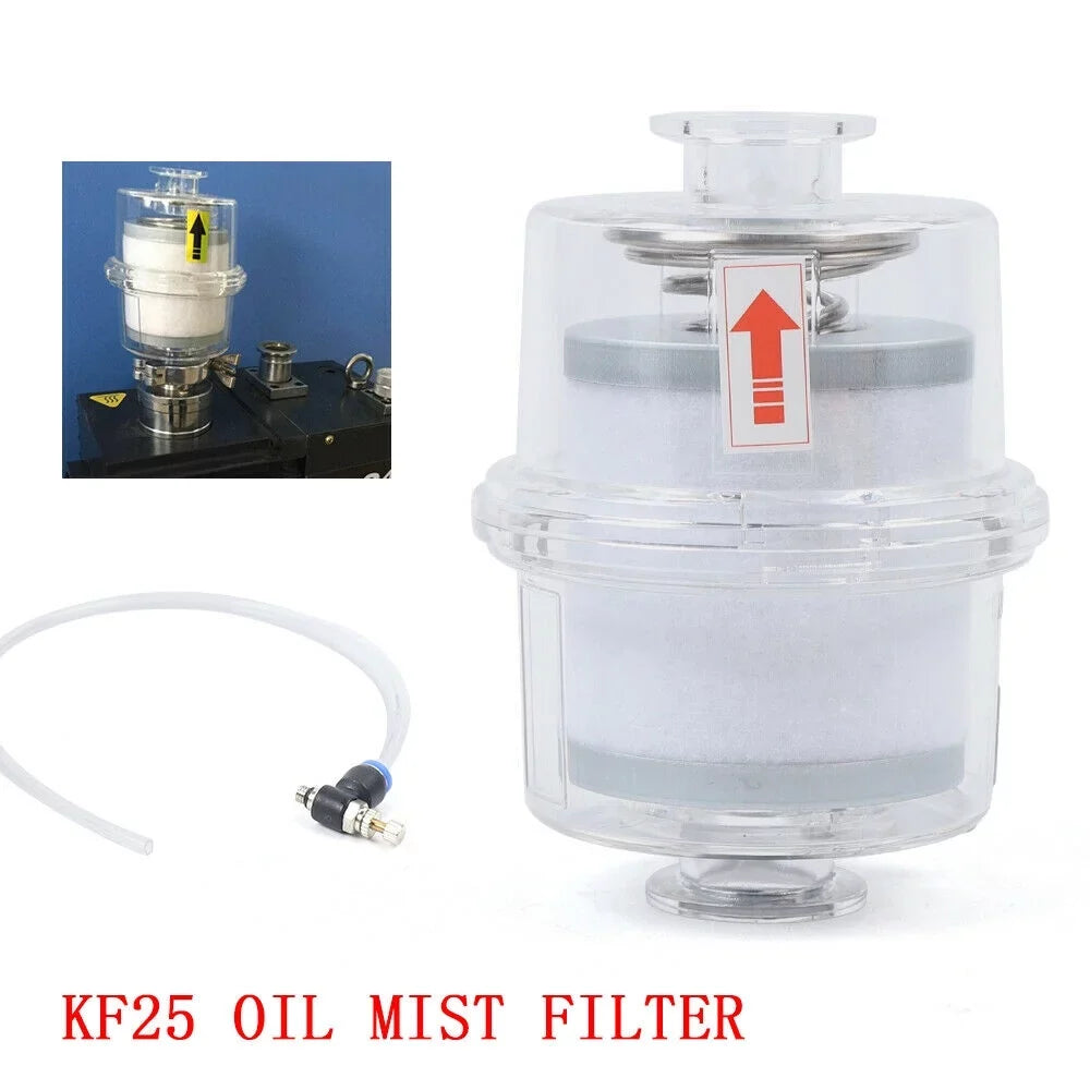 Exhaust Mist Pump Fume Fichiouy Filter Filter Separator KF25 Oil Vacuum White for