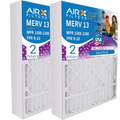 MPR to 91-005 Air Filter MERV with Comparable Furnace 16x25x5 FILTERS 13 16x25x5 Filter MERV 2200 AIRX AIR. 1500 & 13 by CLEAN Made Compatible Premium WICKED - USA FPR Ultravation 9