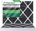 Carbon with Filters Activated Pleated HVAC Furnace (4-Pack) Odor Filterbuy 16x20x1 Eliminator MERV Air AC 8
