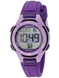Ladies Digital Resin Bezel Display And Case Purple Castle Analog Watch BS-45-7062PUR