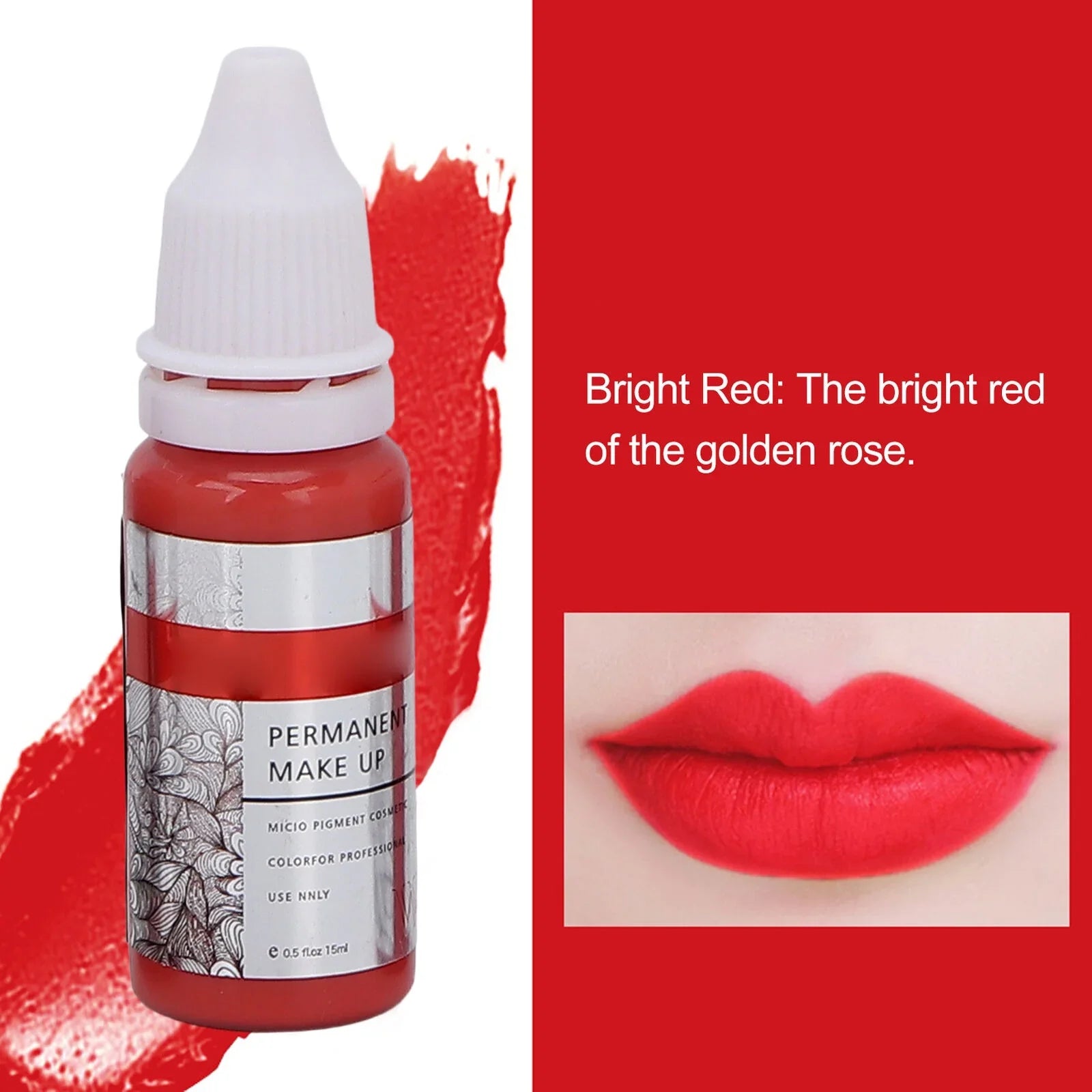 Pigment Ink Semi 120ml Lip Tattoo Color Permanent Microblading 8pcs Makeup