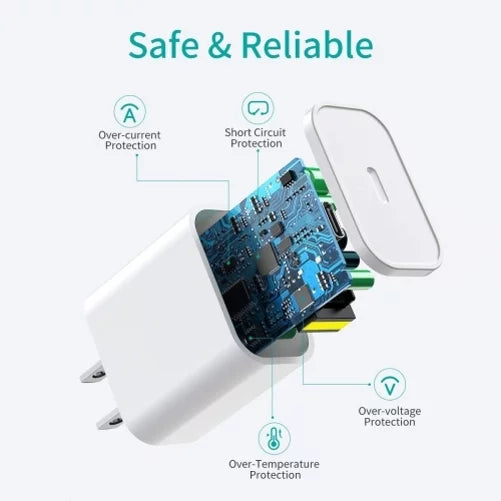 Key2 Charger S61 Home S48c Long Vivo 10ft G90 - LE S42 USB-C KEYone, Plus, Power BOLD G9, XI PD BLU 5 for N1 Type-C Blackberry CAT Fast Cable Pro, Wall Q1G 18W - Quick - Adapter