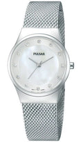 Easy Bracelet Women's Dial Watch design Swarovski Crystal Mesh MOP PH8053 Steel