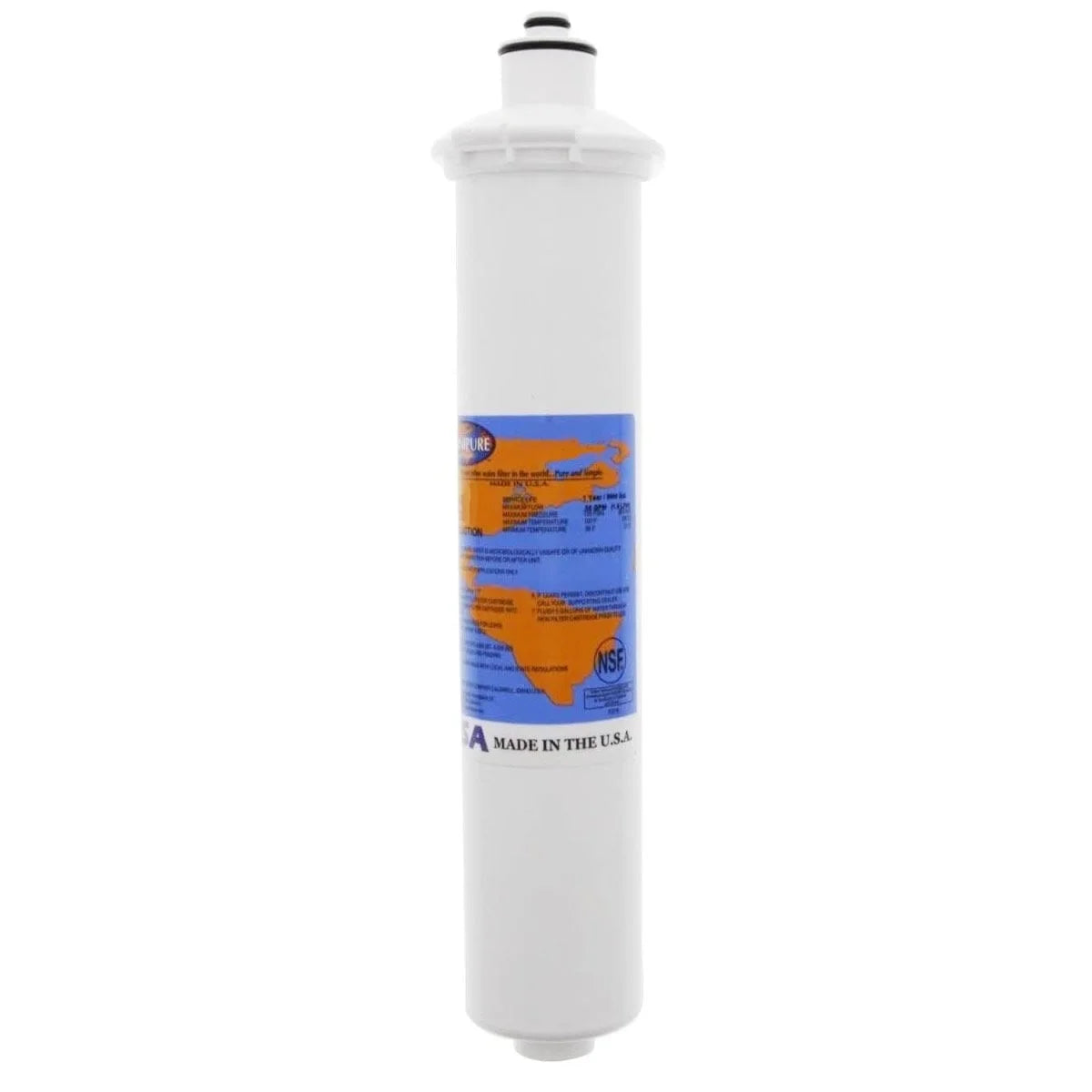 '- Carbon Scale 10 E-Series E7421-P 14" x - Omnipure Block, - Filter Phosphate Micron 2.5" Inhibitor