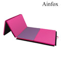Exercise Thick Ainfox Home Pink/Rose Exercise Training Tumbling 4'x6'x2 Gymnastic Fitness Yoga Red Panel Mat Folding Gymnastic