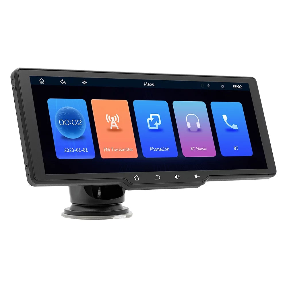 Auto APP MultiMedia Player Rearview Video Car Recorder Wireless Camera Portable 10.26in Camcorder Mobilephone Car Camera Multi-language CarPlay Car Control Shinysix Car